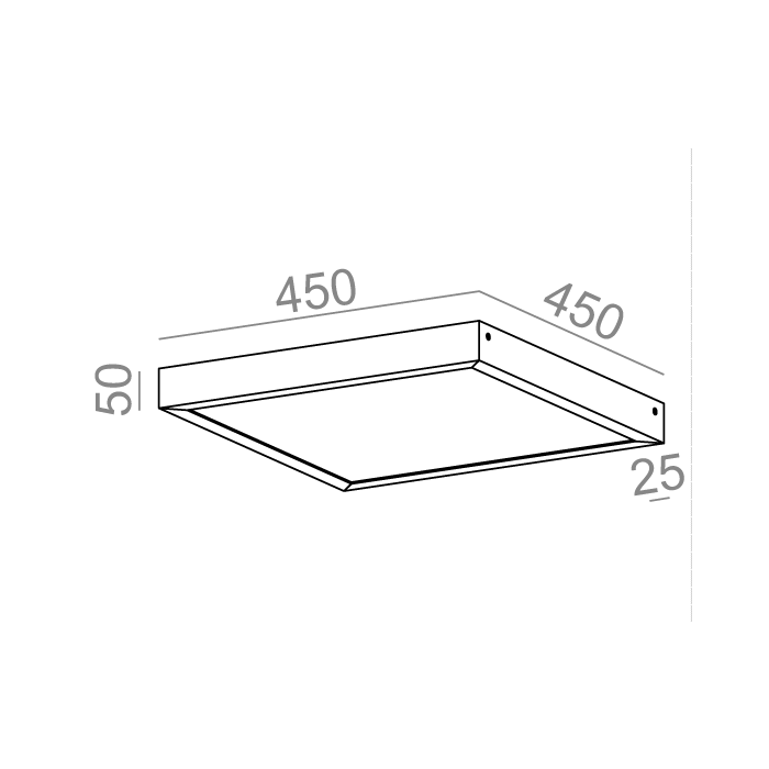 Aqform BLOS LED hermetic natynkowy