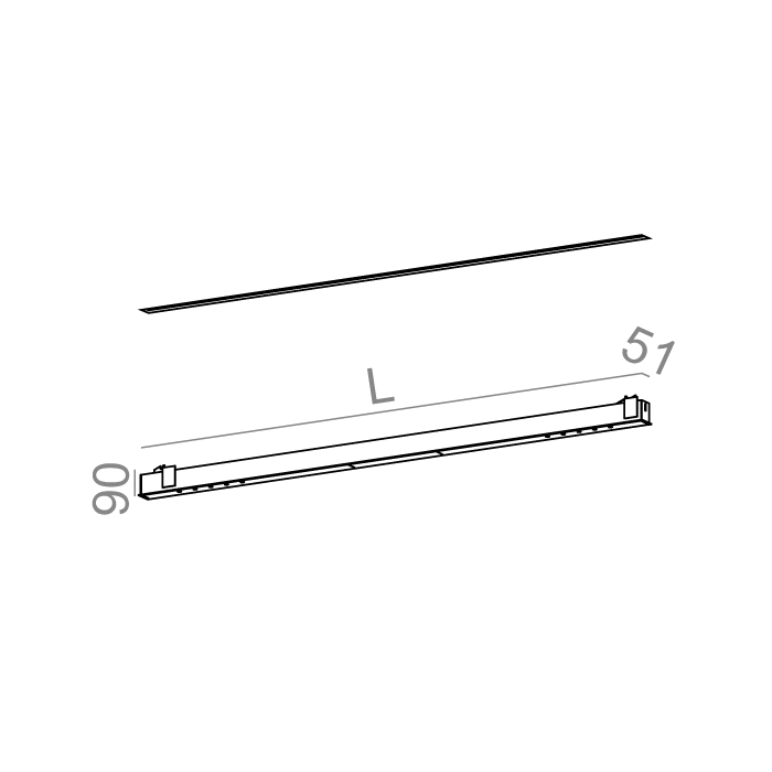 Aqform MIXLINE 160 LED wpuszczany