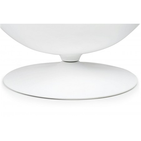 Fotel OVALIA biało-niebieski - włókno szklane, wełna