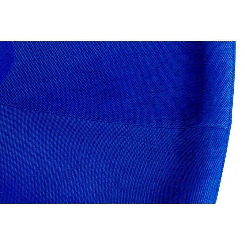 Fotel OVALIA biało-niebieski - włókno szklane, wełna