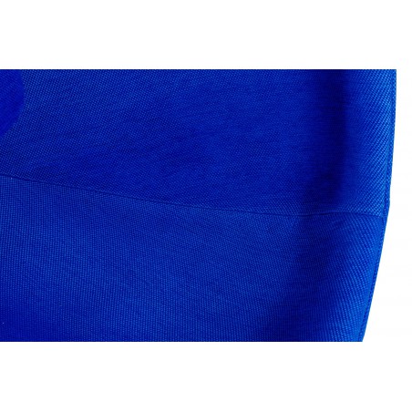 Fotel OVALIA biało-niebieski - włókno szklane, wełna