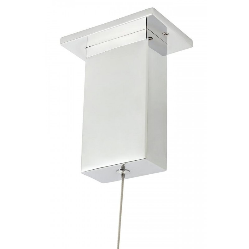 Lampa wisząca RING 100 srebrna - LED, stal polerowana