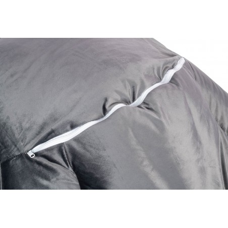 Fotel OTILIA STAND VELVET ciemny  szary welur