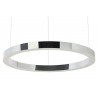 Lampa wisząca RING 80 srebrna - LED, stal polerowana