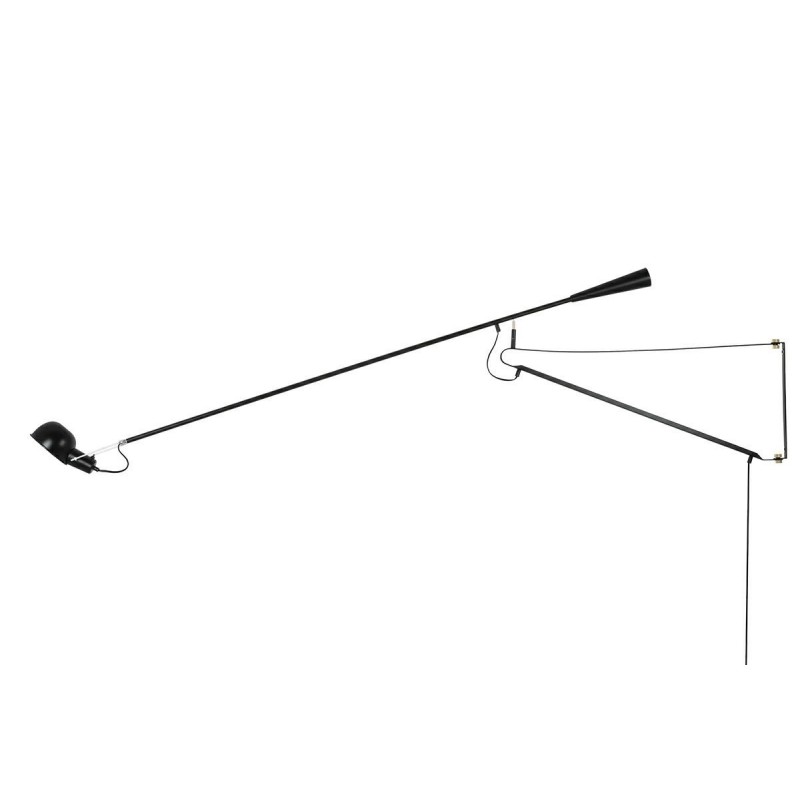 Kinkiet RIFLE czarny - włókno węglowe, metal