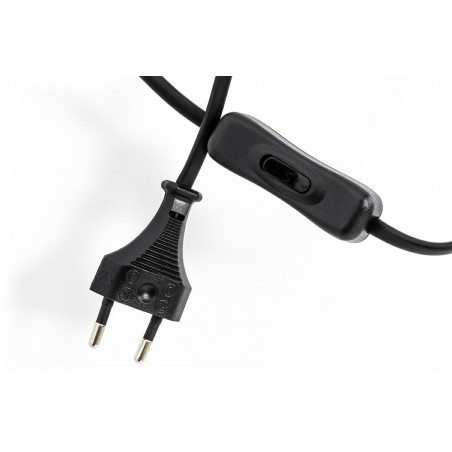 Kinkiet RIFLE czarny - włókno węglowe, metal