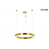 MOOSEE lampa wisząca RING LUXURY 50  złota - LED, chromowane złoto