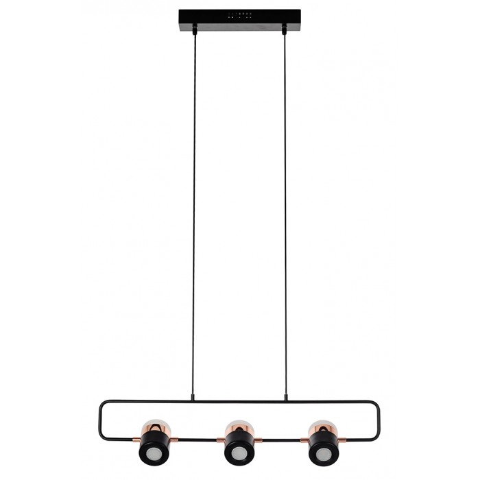 Lampa wisząca BLINK 3 czarna - LED, metal