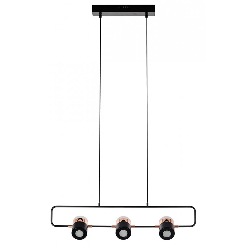 Lampa wisząca BLINK 3 czarna - LED, metal