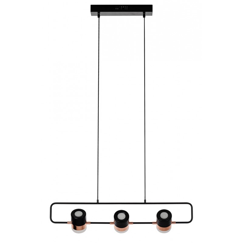 Lampa wisząca BLINK 3 czarna - LED, metal