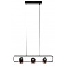 Lampa wisząca BLINK 3 czarna - LED, metal