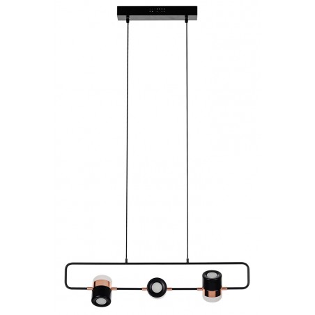 Lampa wisząca BLINK 3 czarna - LED, metal