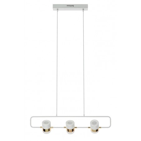 Lampa wisząca BLINK 3 biała - LED, metal