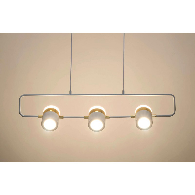 Lampa wisząca BLINK 3 biała - LED, metal