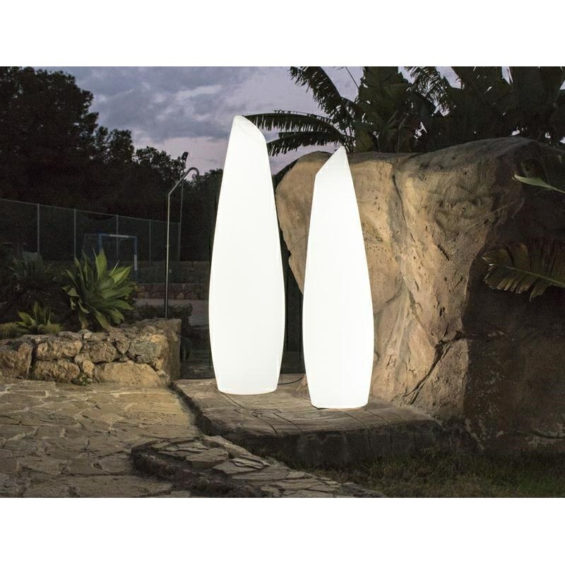 NEW GARDEN lampa ogrodowa FREDO 170 C biała - LED