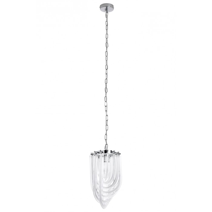 Lampa wisząca MURANO S chrom - szkło, metal