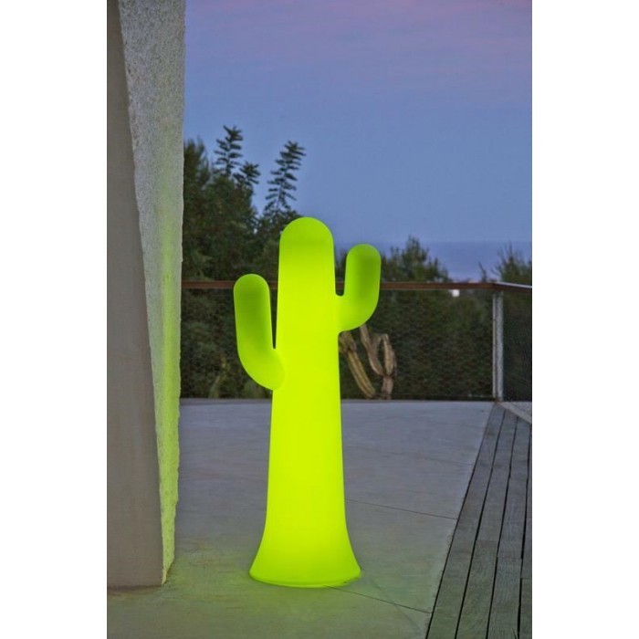 NEW GARDEN lampa ogrodowa PANCHO C limonkowa - LED