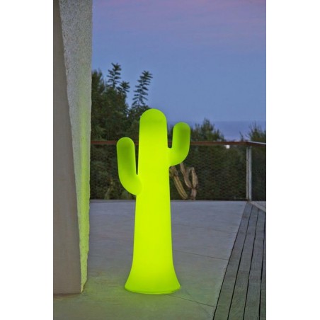 NEW GARDEN lampa ogrodowa PANCHO C limonkowa - LED