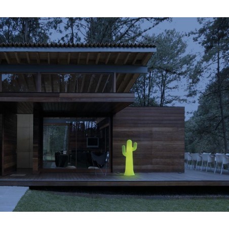 NEW GARDEN lampa ogrodowa PANCHO C limonkowa - LED