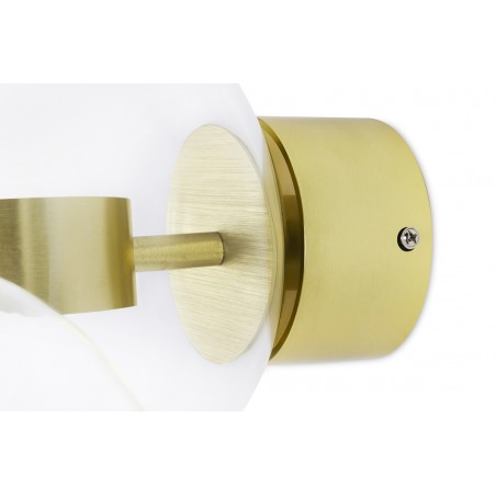 Kinkiet CAPRI WALL 6 złoty - 60 LED, aluminium, szkło