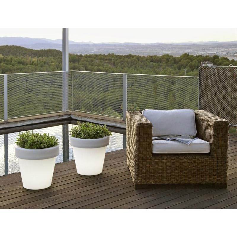 NEW GARDEN donica MAGNOLIA 60 C biała - przewód