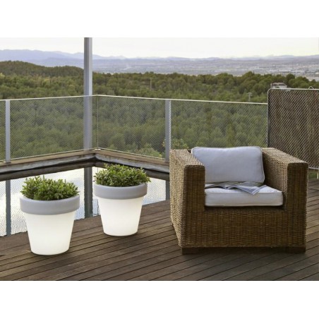 NEW GARDEN donica MAGNOLIA 60 C biała - przewód