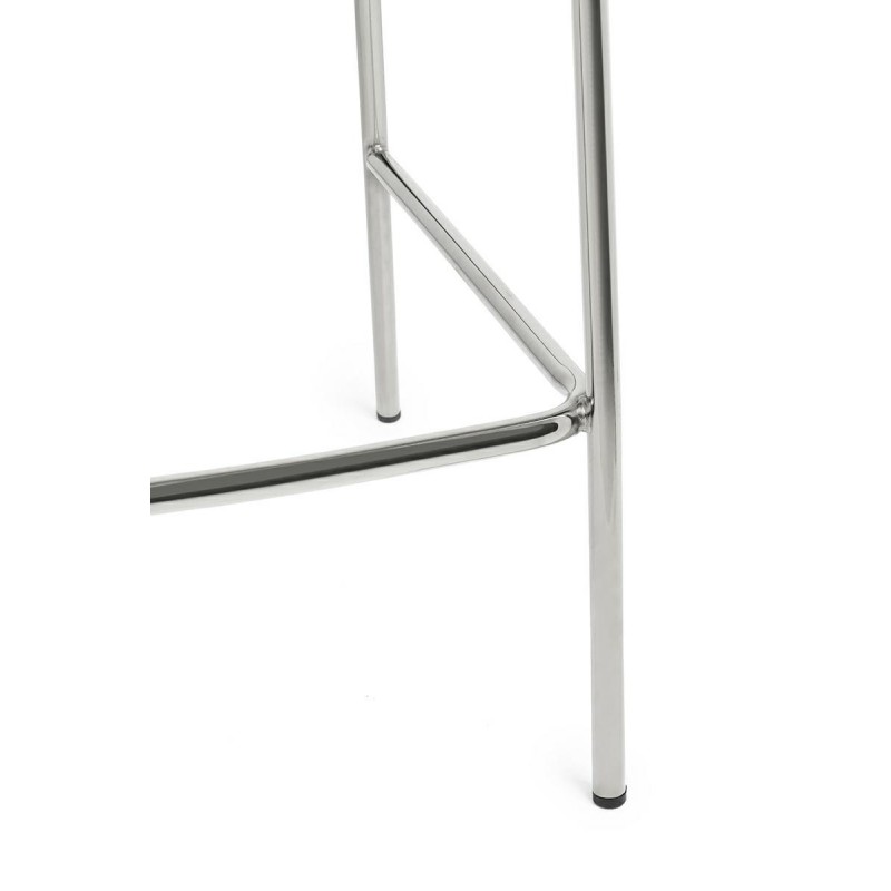 Hoker MARGO 65 czarny - welur, podstawa chromowana