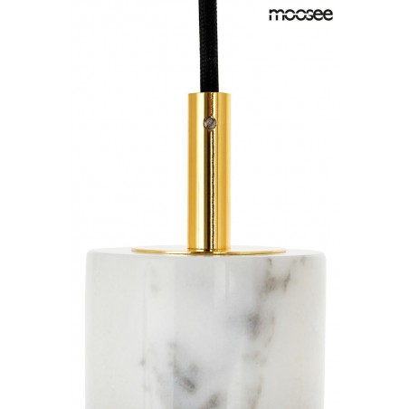MOOSEE lampa wisząca ARCO - złota, marmur