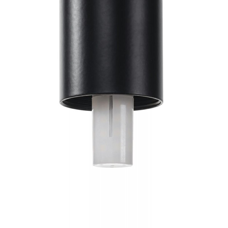 Lampa wisząca FLUSSO LINE 4 czarna