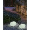 NEW GARDEN lampa ogrodowa PETRA 60 biała - LED