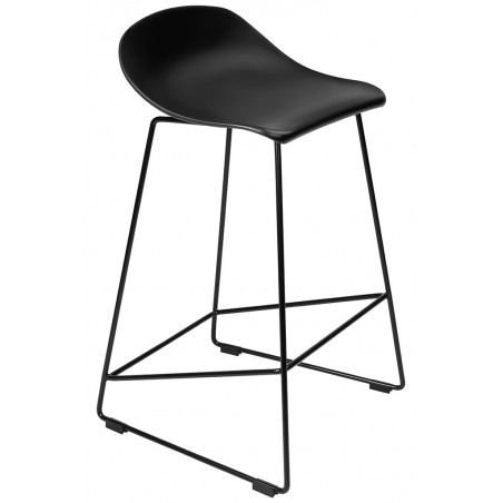 Hoker ROLF czarny 66 cm - polipropylen, metal
