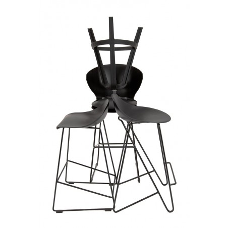 Hoker ROLF czarny 66 cm - polipropylen, metal