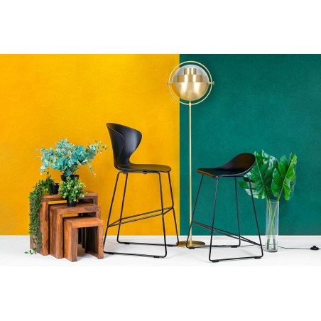 Hoker ROLF czarny 66 cm - polipropylen, metal