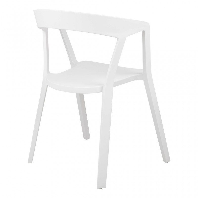 Krzesło VIBIA białe - polipropylen