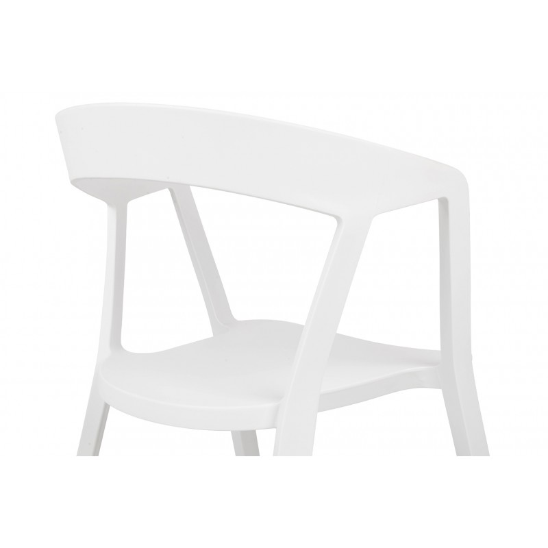 Krzesło VIBIA białe - polipropylen