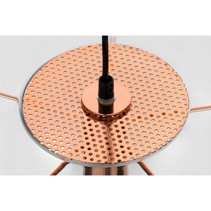 Lampa wisząca SANDRA 20 miedziana - szkło, metal