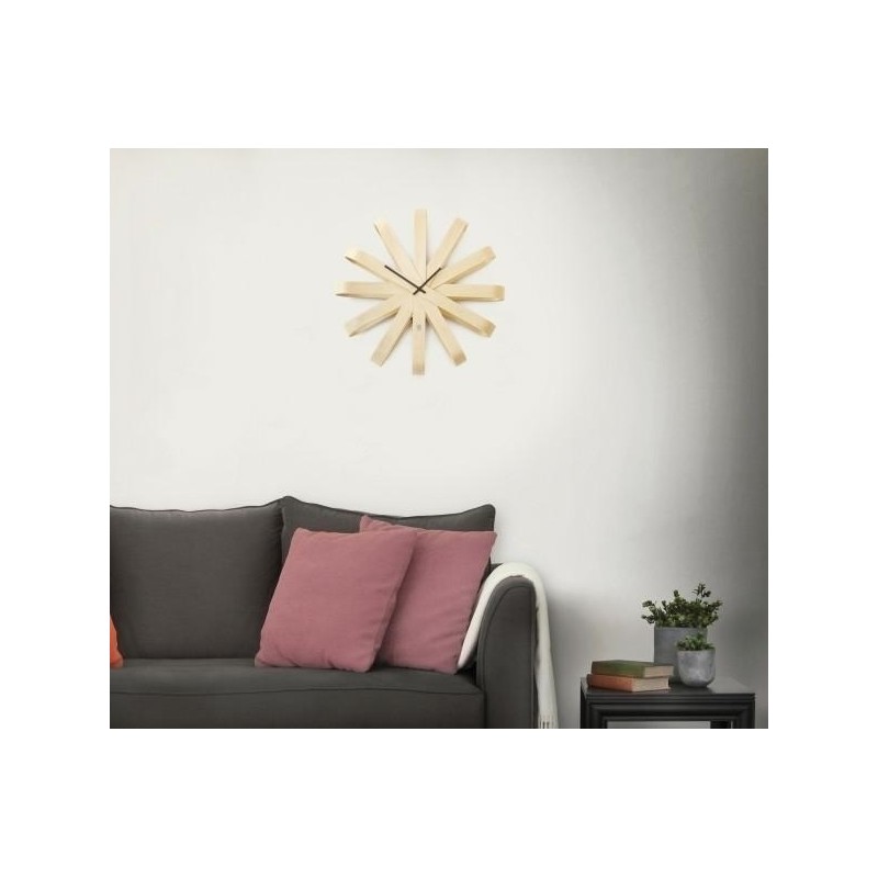 UMBRA zegar RIBBONWOOD  -natural