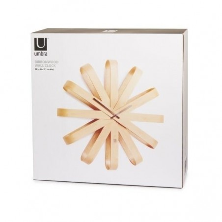 UMBRA zegar RIBBONWOOD  -natural