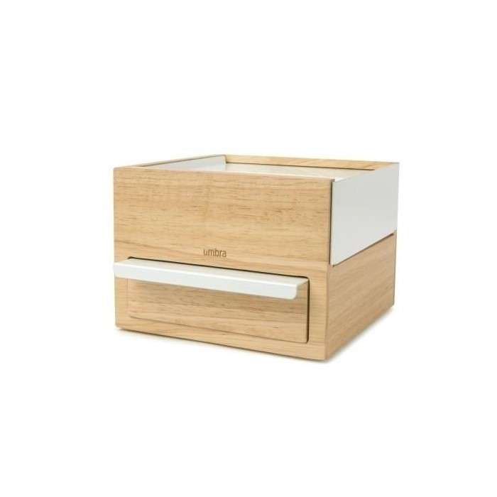 UMBRA pojemnik na biżuterię STOWIT MINI - biały,natural