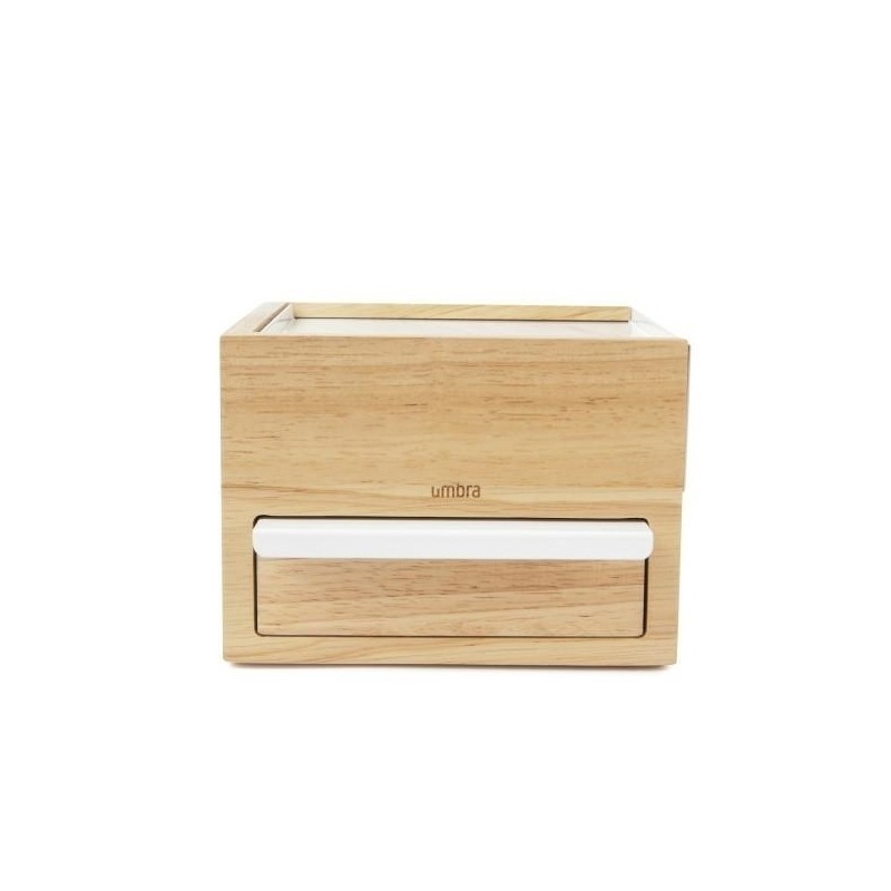 UMBRA pojemnik na biżuterię STOWIT MINI - biały,natural