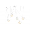 Lampa wisząca EYE 5 biała - LED, aluminium