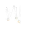 Lampa wisząca EYE 3 biała - LED, aluminium