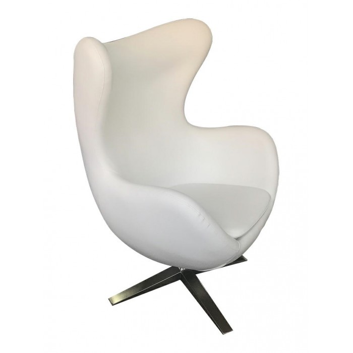 Fotel EGG SZEROKI PU biały