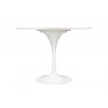 Stół TULIP PREMIUM 100 biały  - MDF, metal