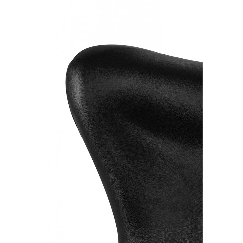 Fotel EGG SZEROKI PU czarny