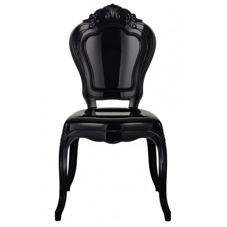 Krzesło KING czarne - poliwęglan