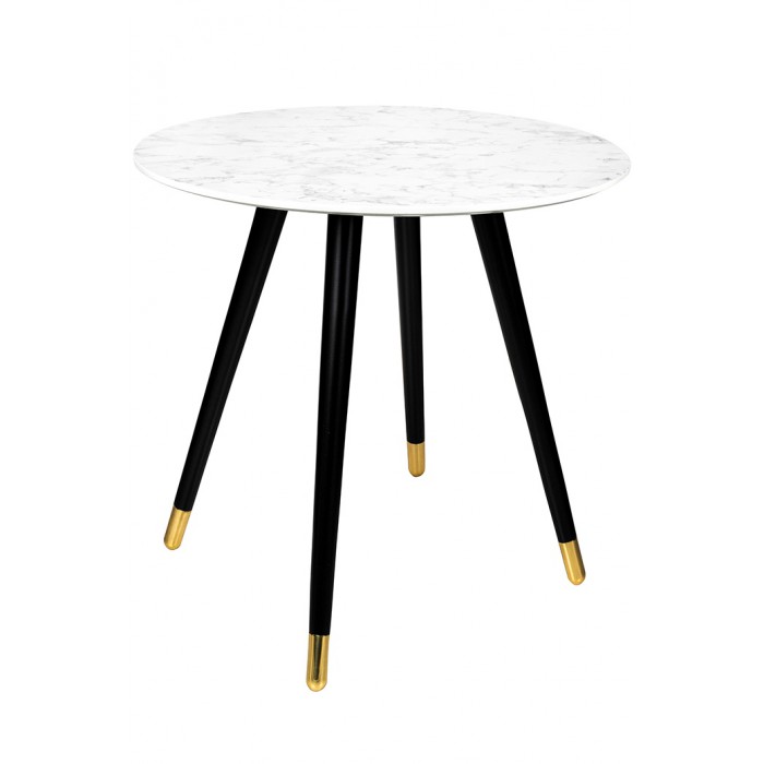 Stół PADRINO 90 - MDF, drewno, metal