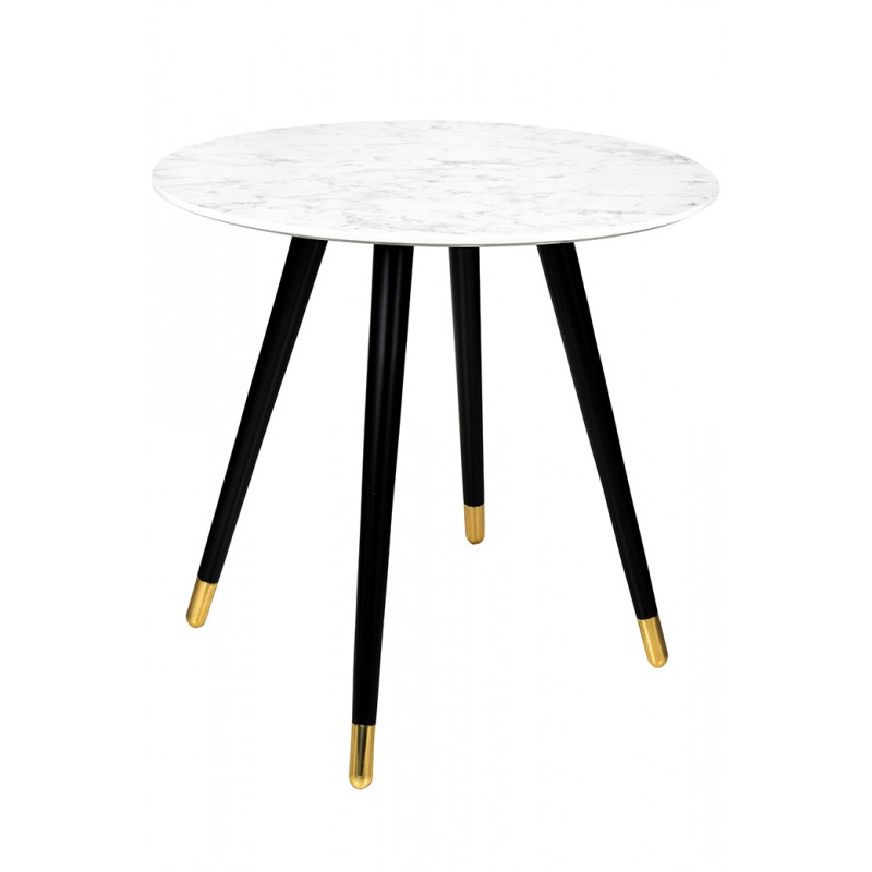 Stół PADRINO 90 - MDF, drewno, metal