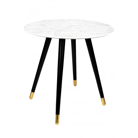 Stół PADRINO 90 - MDF, drewno, metal