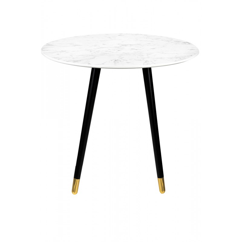 Stół PADRINO 90 - MDF, drewno, metal